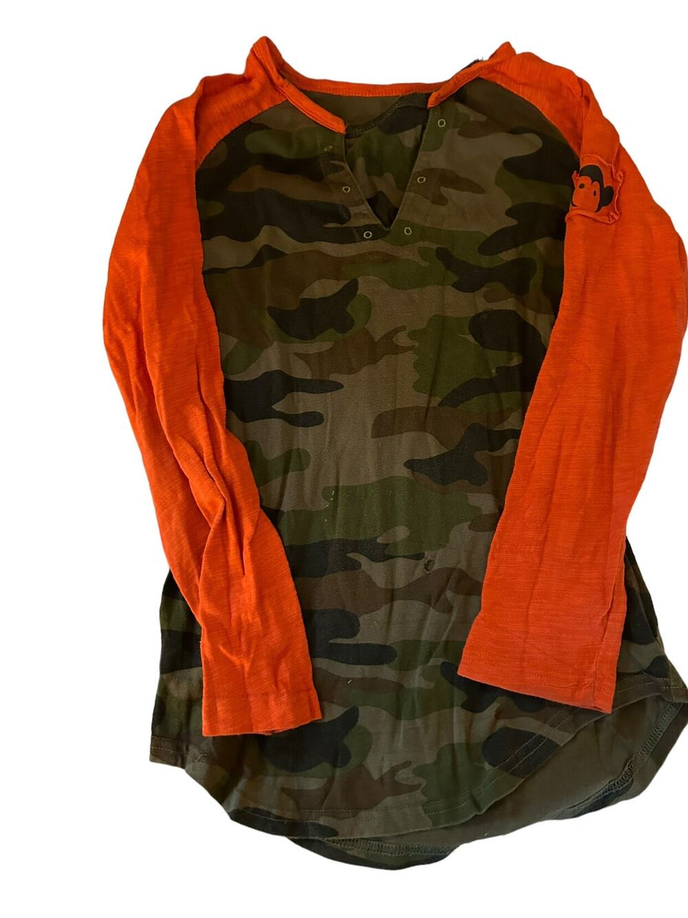 Appaman Camo And Orange Shirt size 10